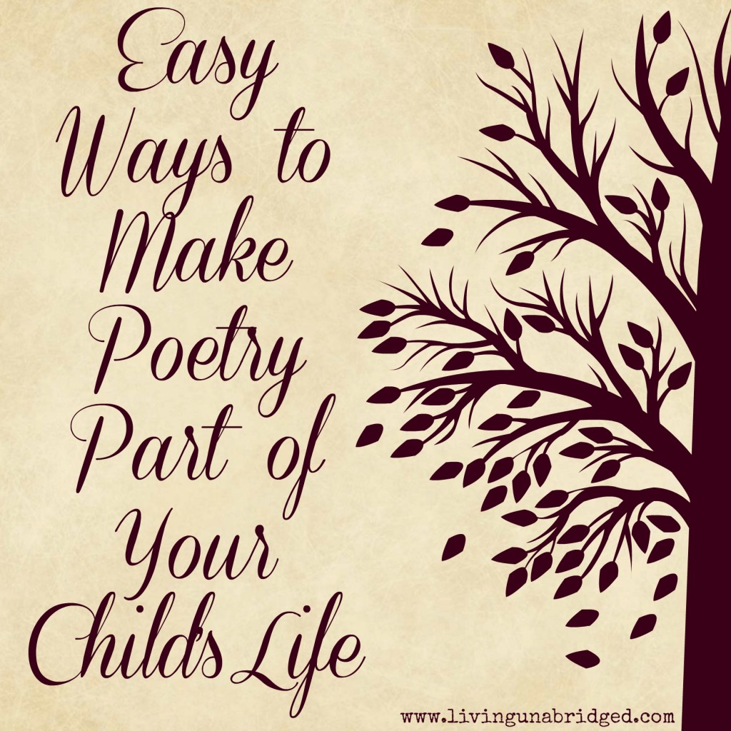 make poetry part of your child's life