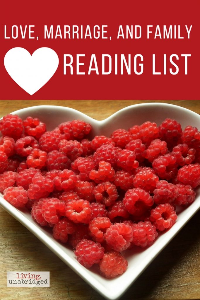 love marriage family reading list