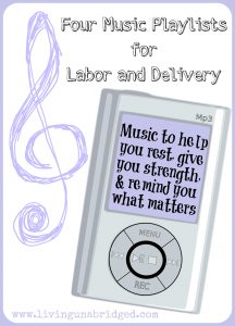 music for labor and delivery