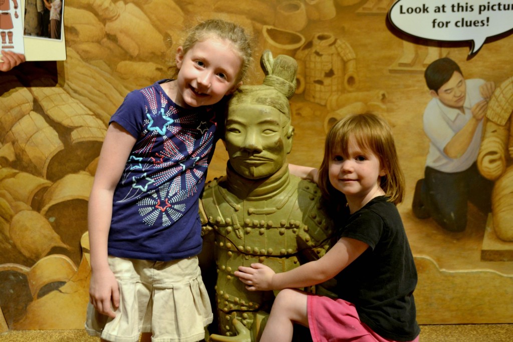 The girls love this "terra cotta warrior"