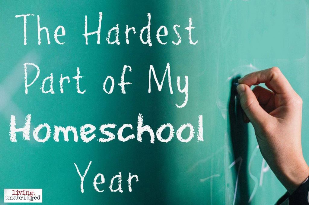 hardest homeschool year