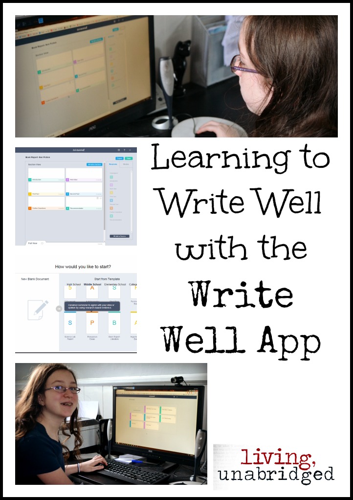 write well app for learning to write well