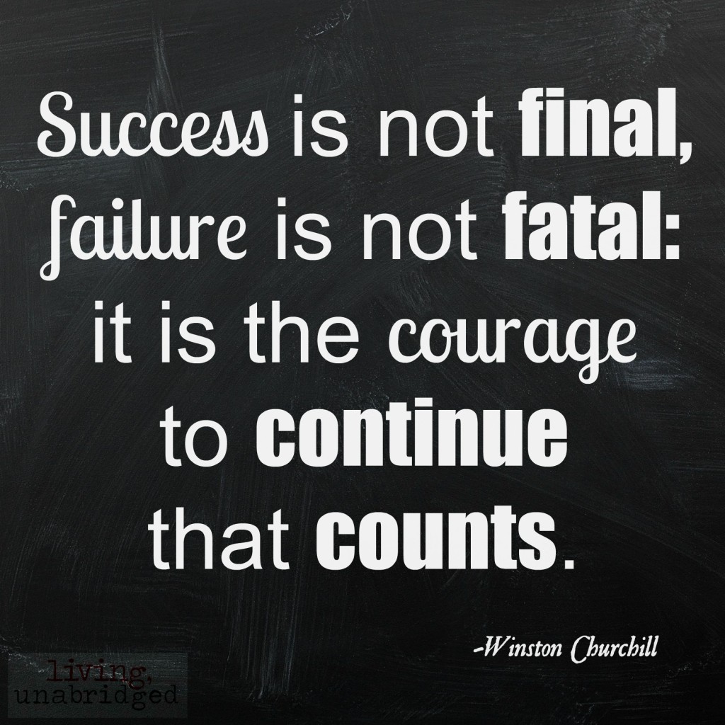 failure is not fatal