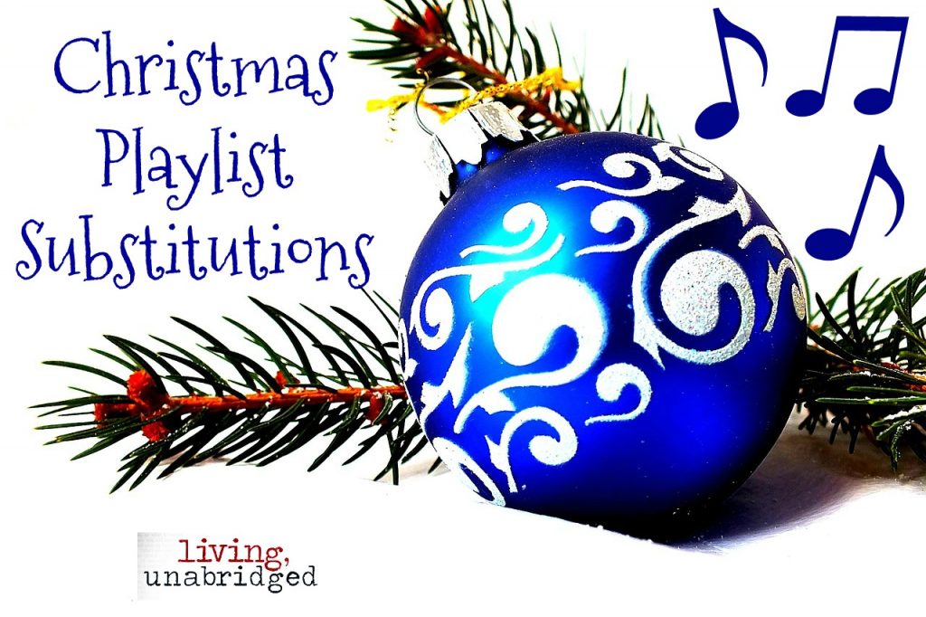 christmas playlist substitutions