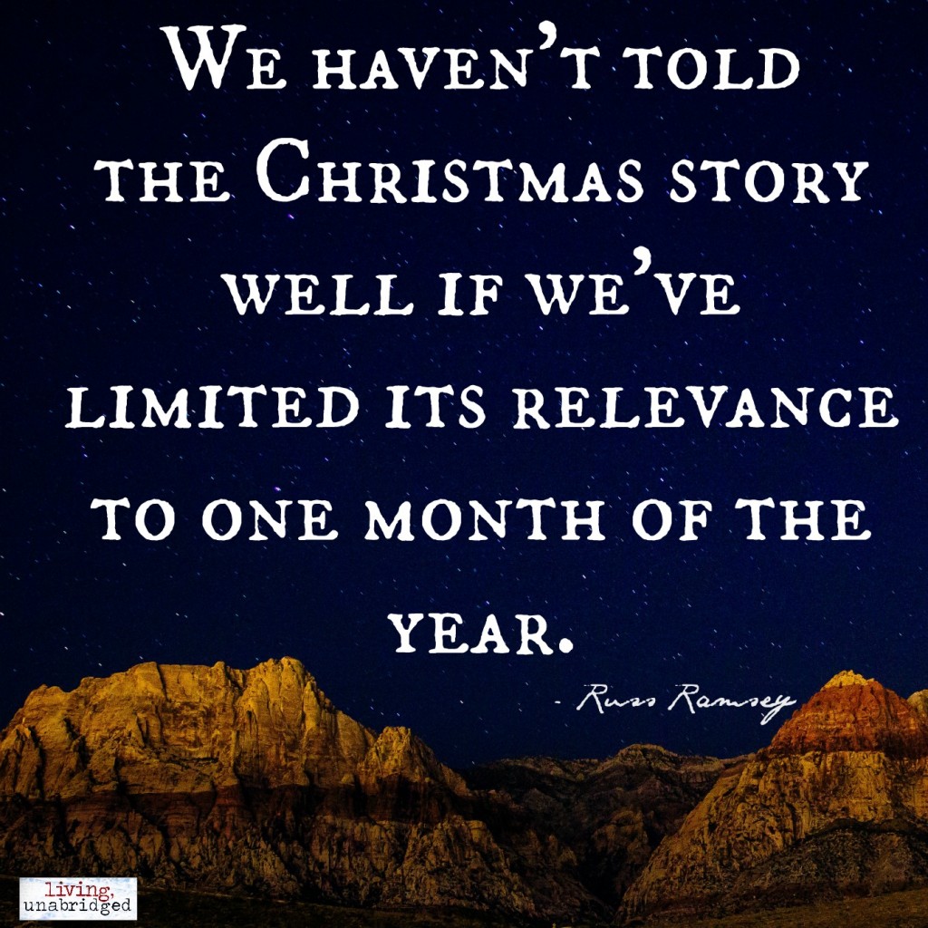 relevance of the christmas story