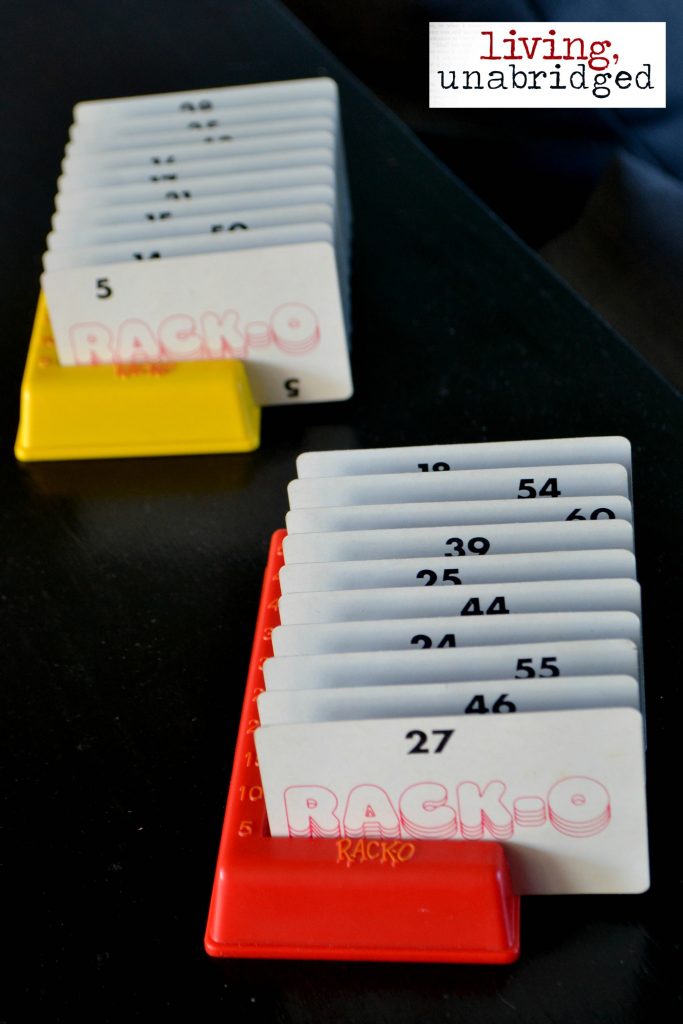 rack-o cards