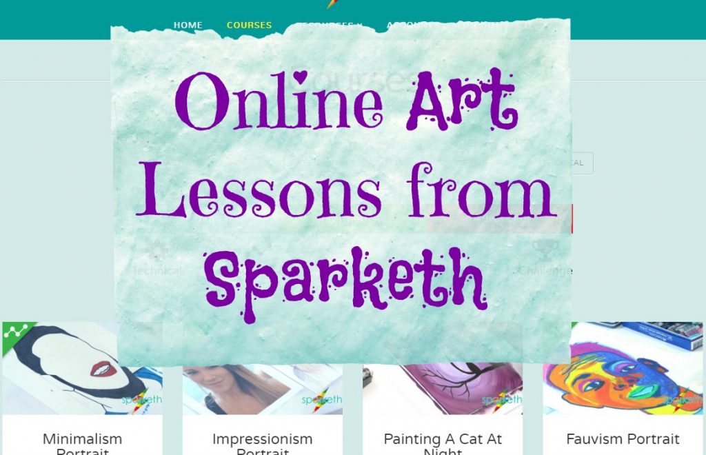 online art lessons from sparketh