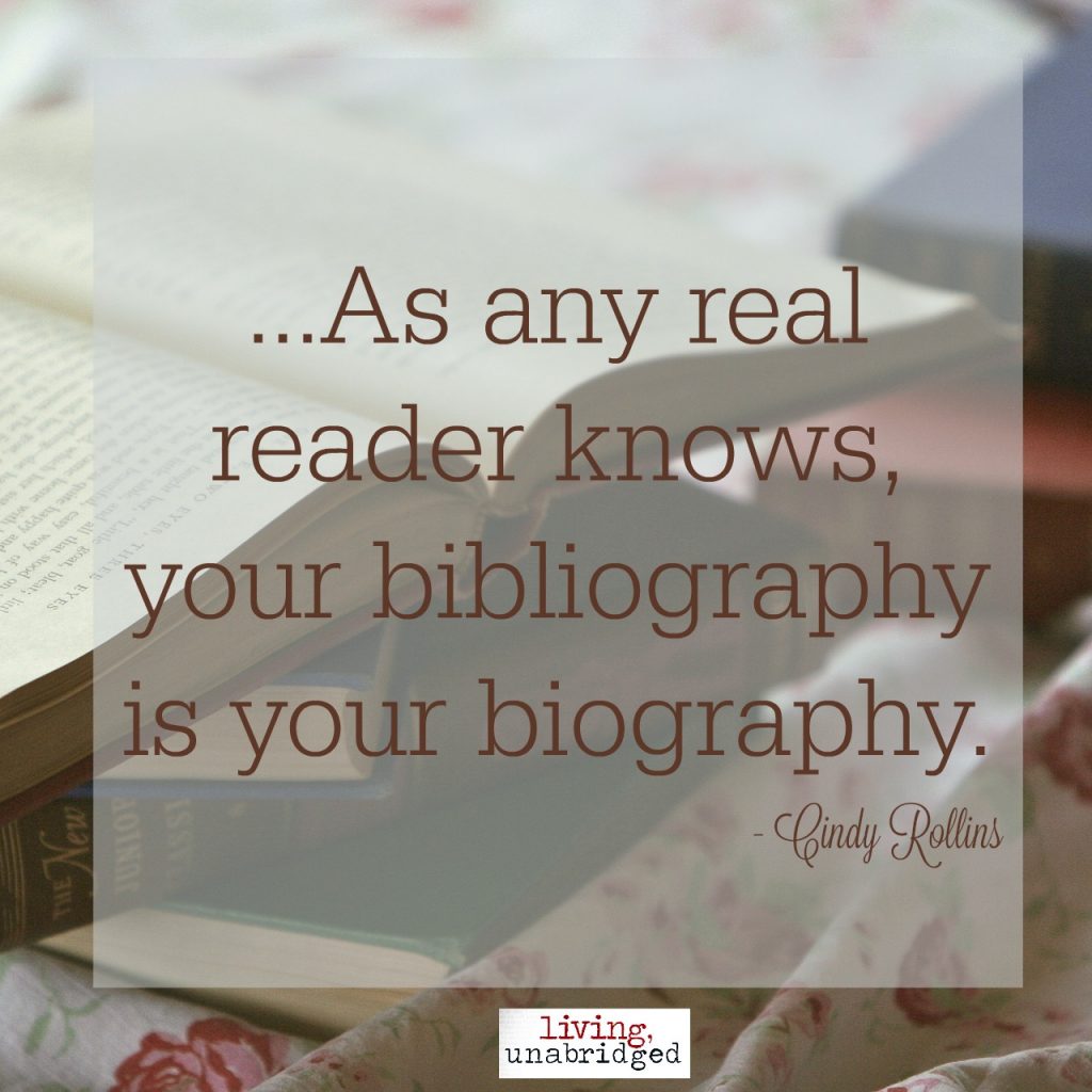 your bibliography is your biography