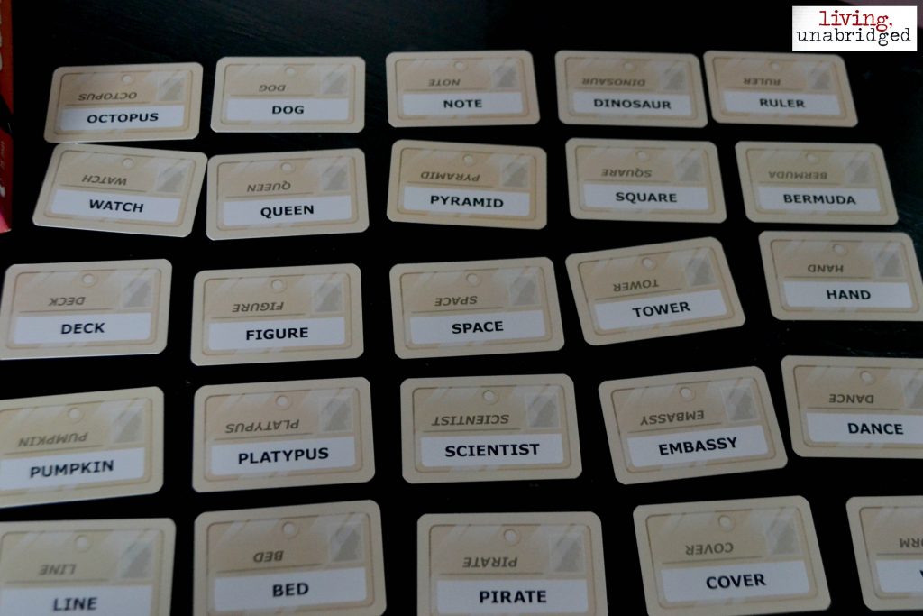 codenames cards