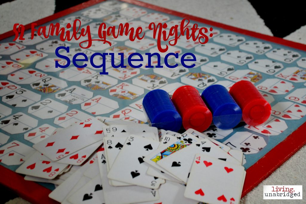 sequence family board game