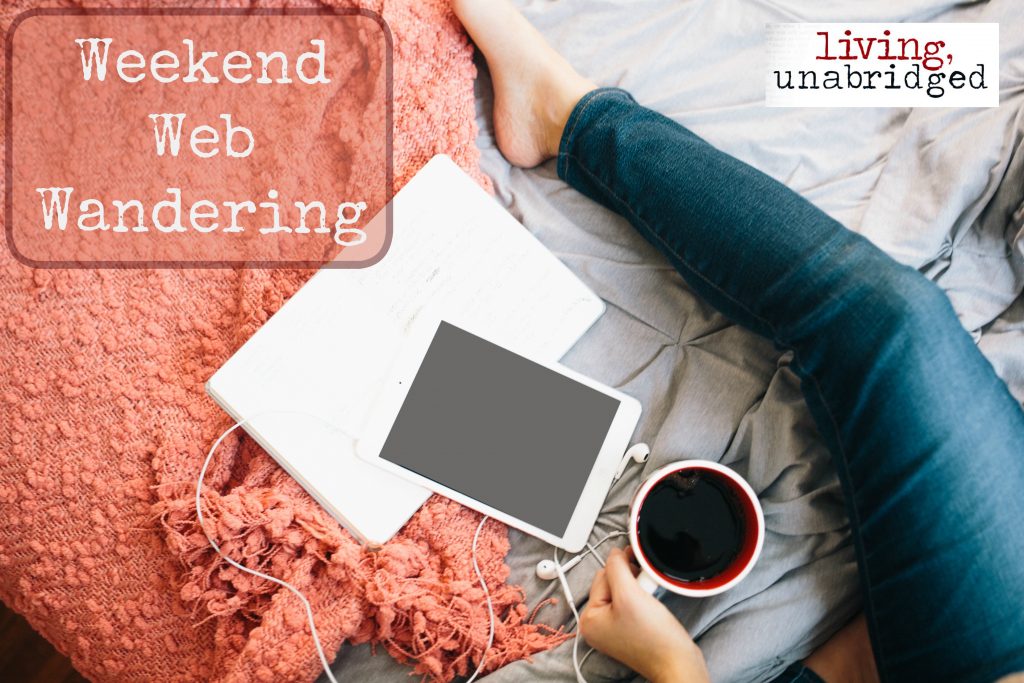 weekend web wandering