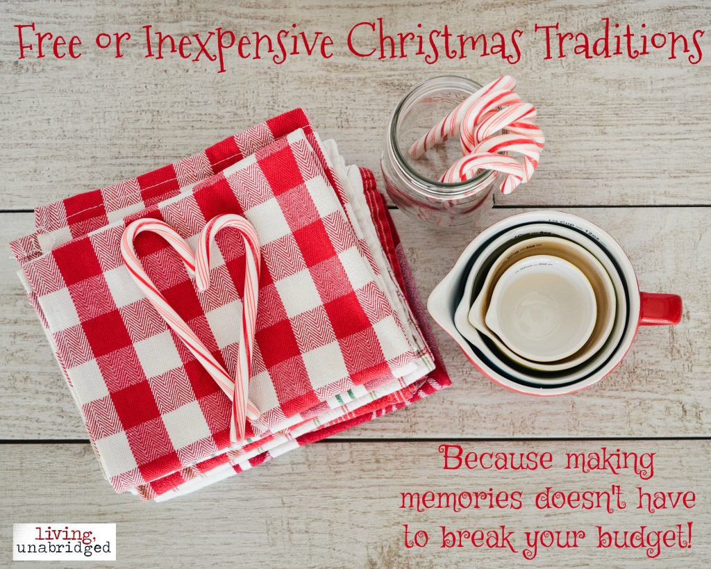 free or inexpensive christmas traditions