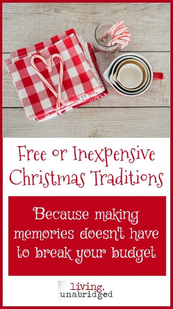 inexpensive christmas traditions