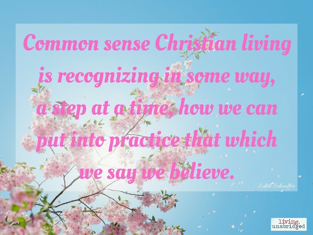 common sense christian living