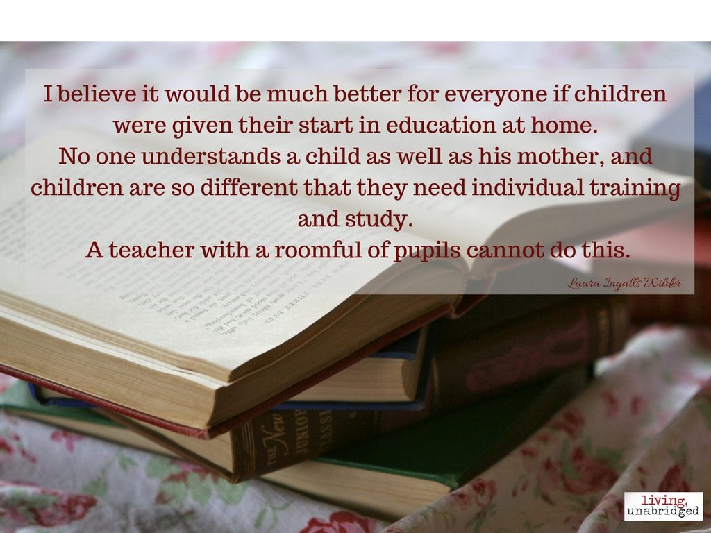 Laura Ingalls Wilder education quote