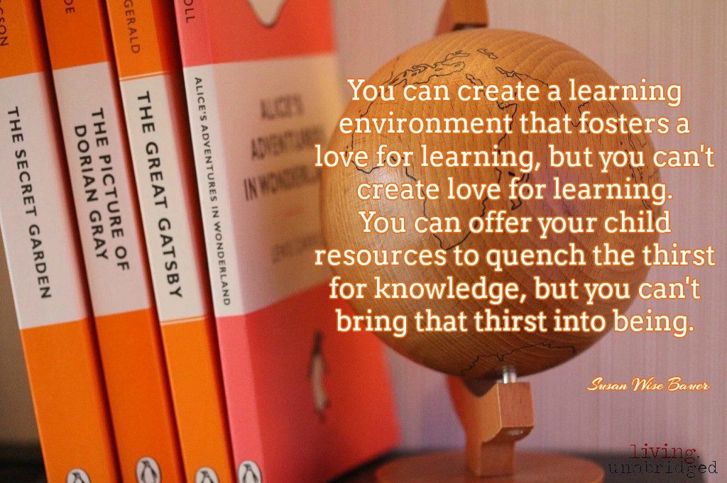 foster a love of learning