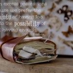 Words on Wednesday – On Excess Possessions