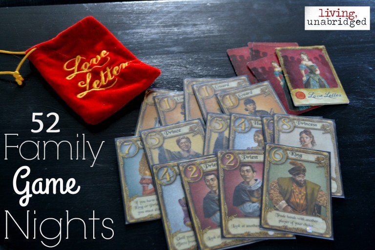 52 Family Game Nights Love Letter 52 family game nights love letter
